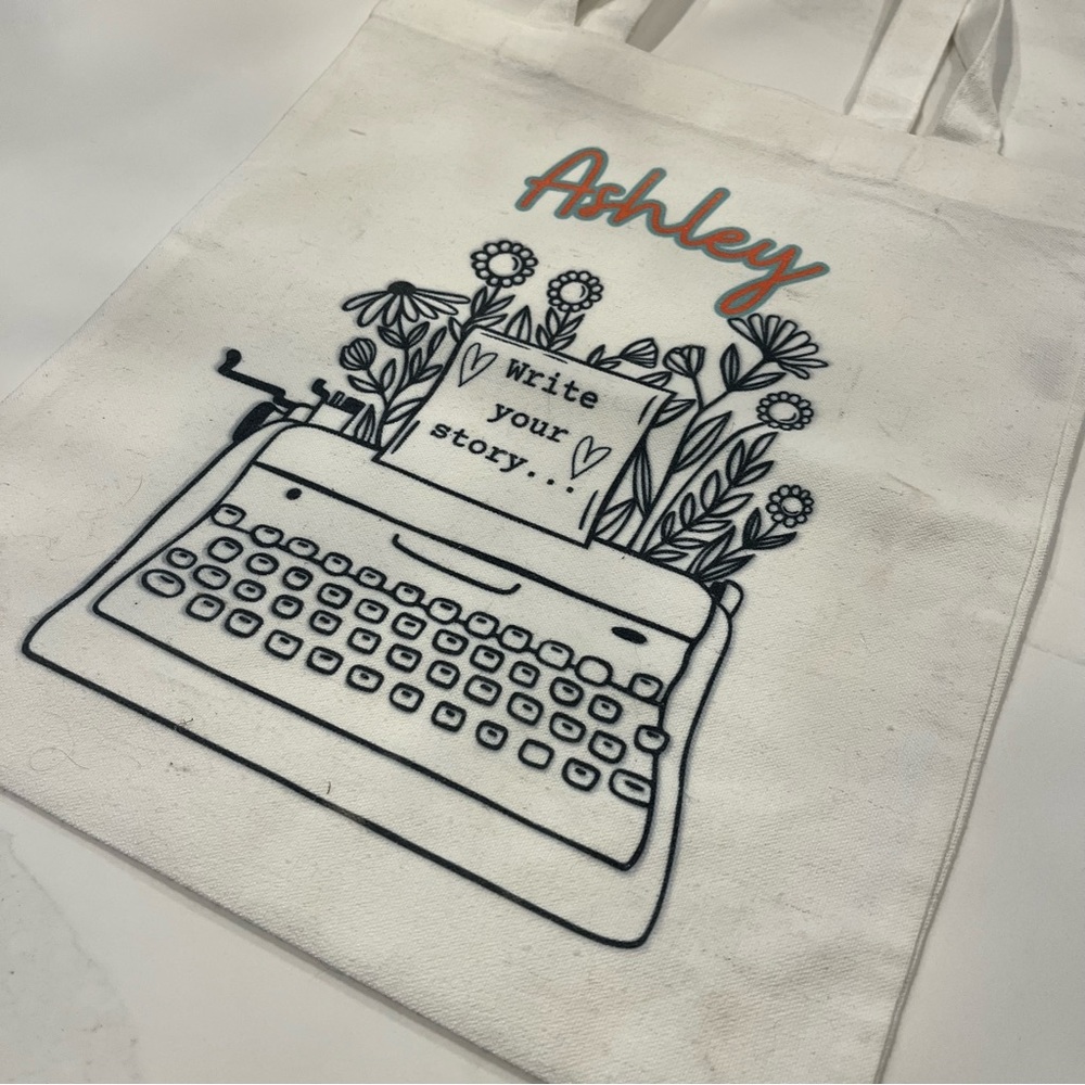 Personalized Canvas Tote Bag